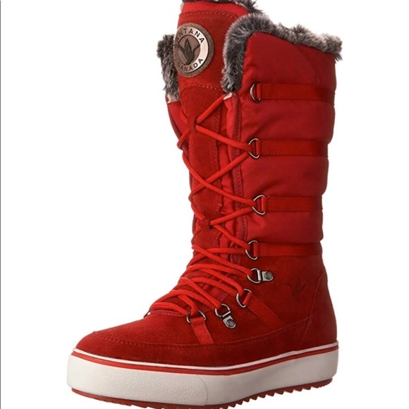 Santana Canada Red Boots - Picture 2 of 4